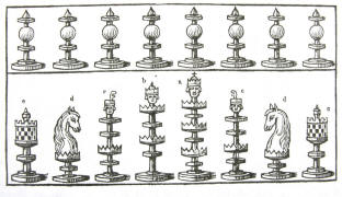 Schachspiel aus dem Bilder-Conversations-Lexikon fr das deutsche Volk 1841
