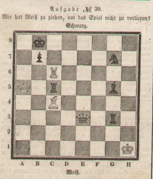 Schach Aufgabe vom 27. Juli 1844 Illustrirte Zeitung