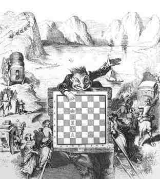Maestro de ajedrez - ilustracin del artista  Uwe Holstein