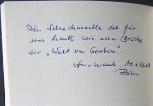 Schachspieler Arno Nickel in Berlin zur Schachnovelle von Stefan Zweig