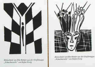 Zweig Schachnovelle Schachpostkarten Set zu Stefan Zweig