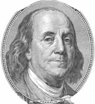 Schachspieler Benjamin Franklin 1706 - 1790 Schachregeln 