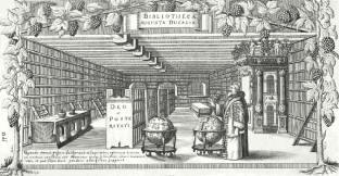 Der Herzog in seiner Bibliotheca Augusta in Wolfenbttel
