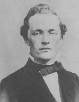 Der deutsche Schachspieler Louis Paulsen, geboren 1833, gestorben 1891.