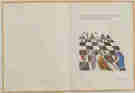 Pfeffel Chess Game single sheet print with woodcut by Elke Rehder
