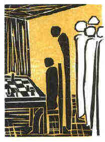 Le Joueur d'échecs par Stefan Zweig 1;  illustrations dans la nouvelle de Stefan Zweig.